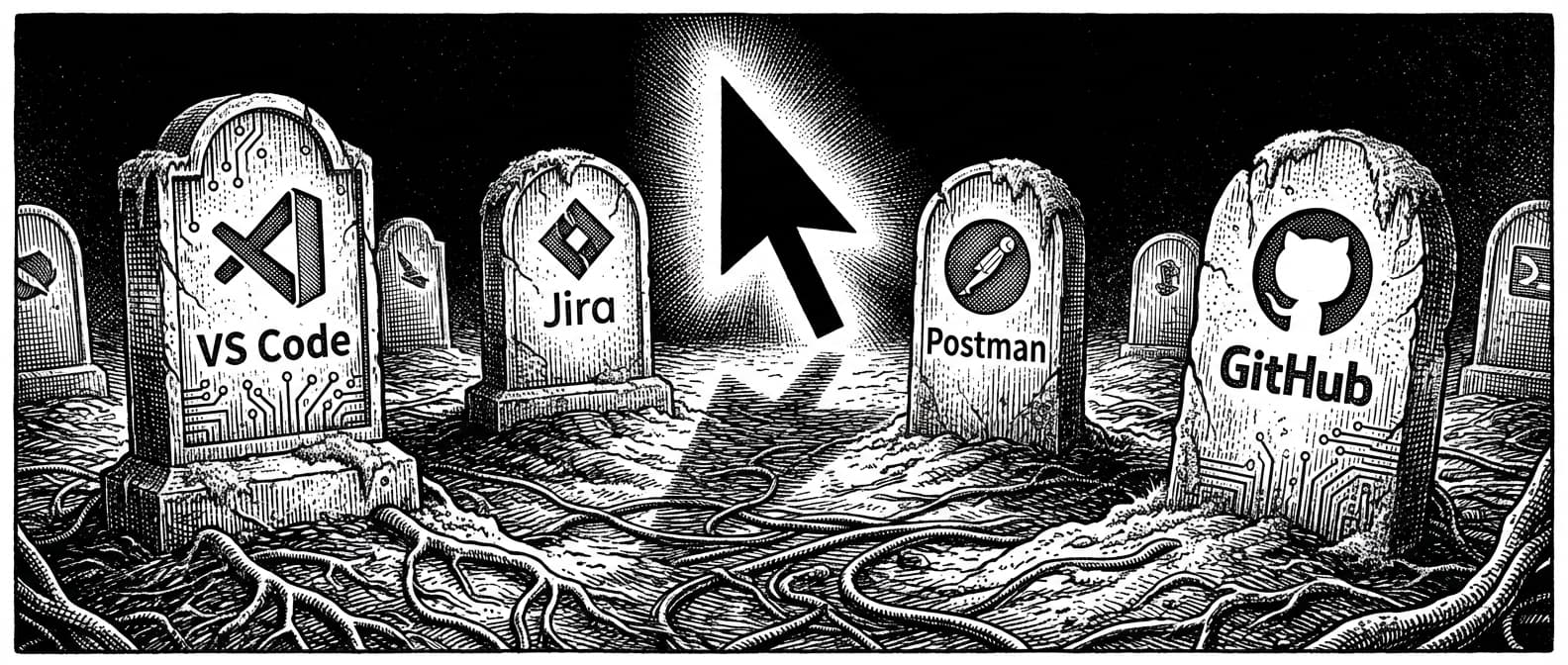 我电脑里的软件墓地：从三个月使用数据看 AI 对 SaaS 的清算