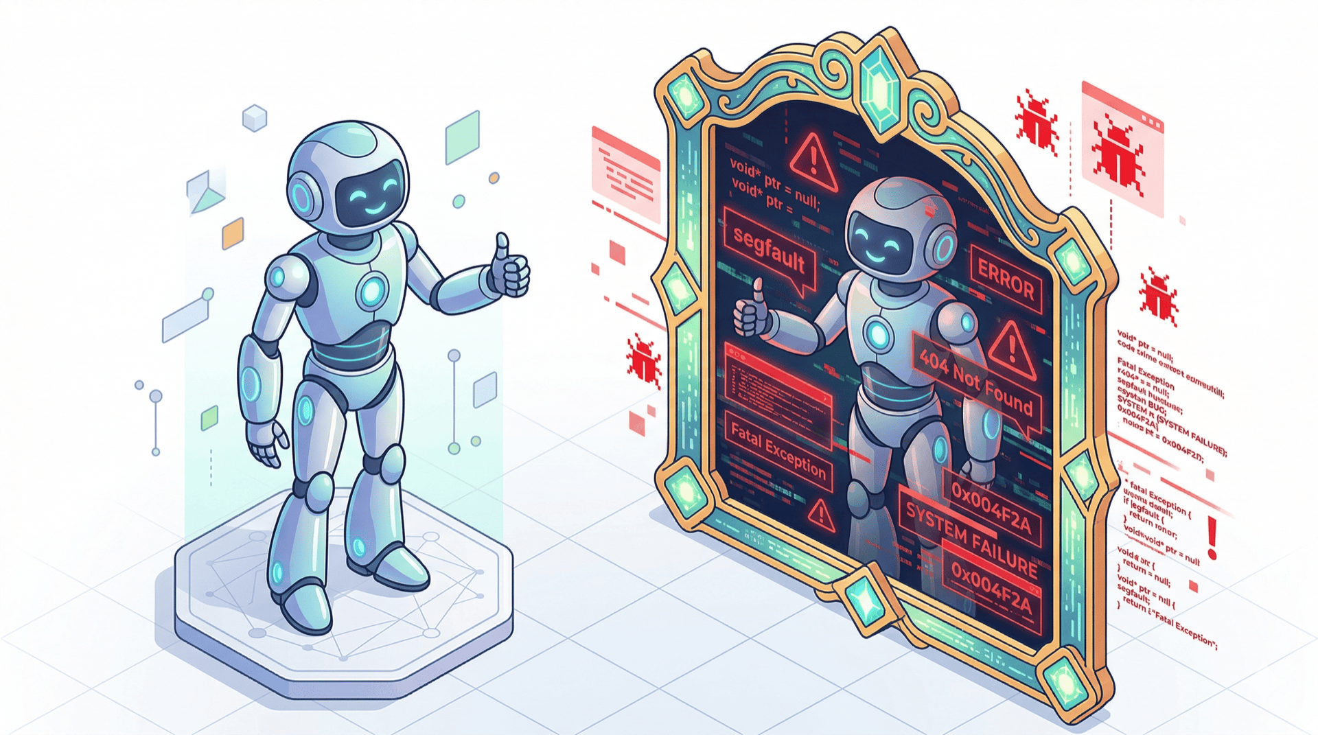 自我评估偏差示意