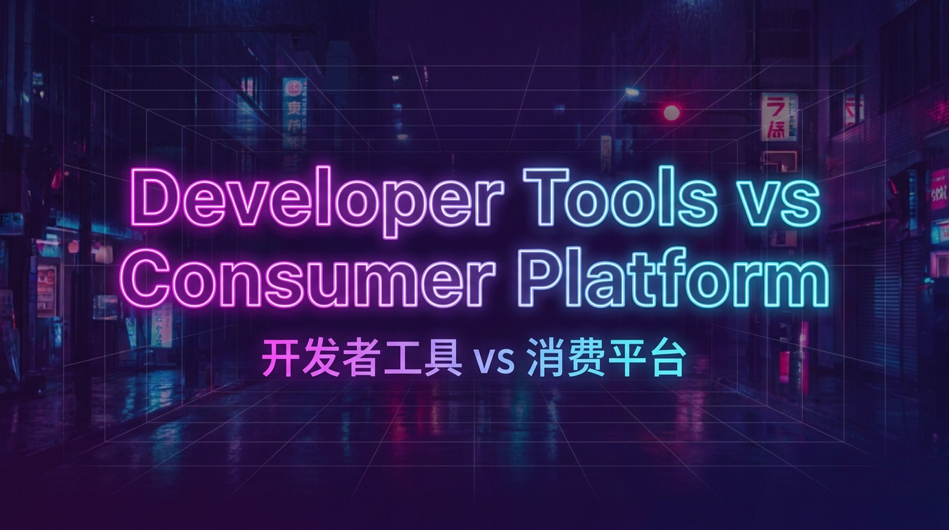 开发者工具 vs 消费平台
